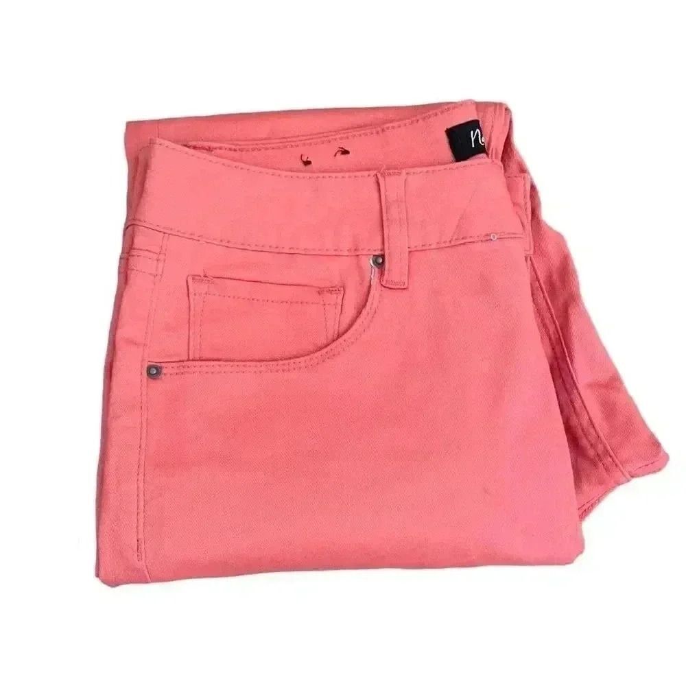 Nanette Hamilton Skinny Coral Cotton Blend Mid Rise Raw Hem Womens’ Jeans SZ 10 - Picture 7 of 13